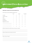 Evaluation Form